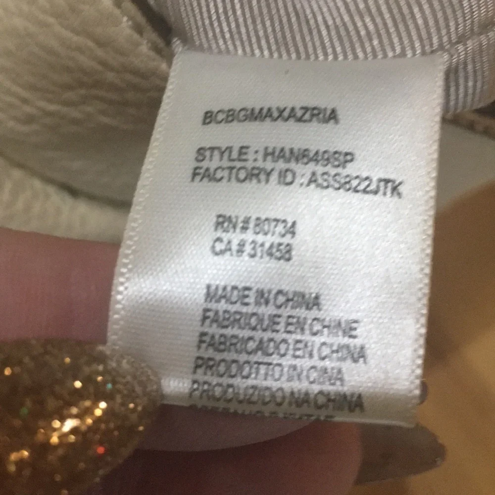 BCBGMAXAZIRA PLEATED leather Hobo